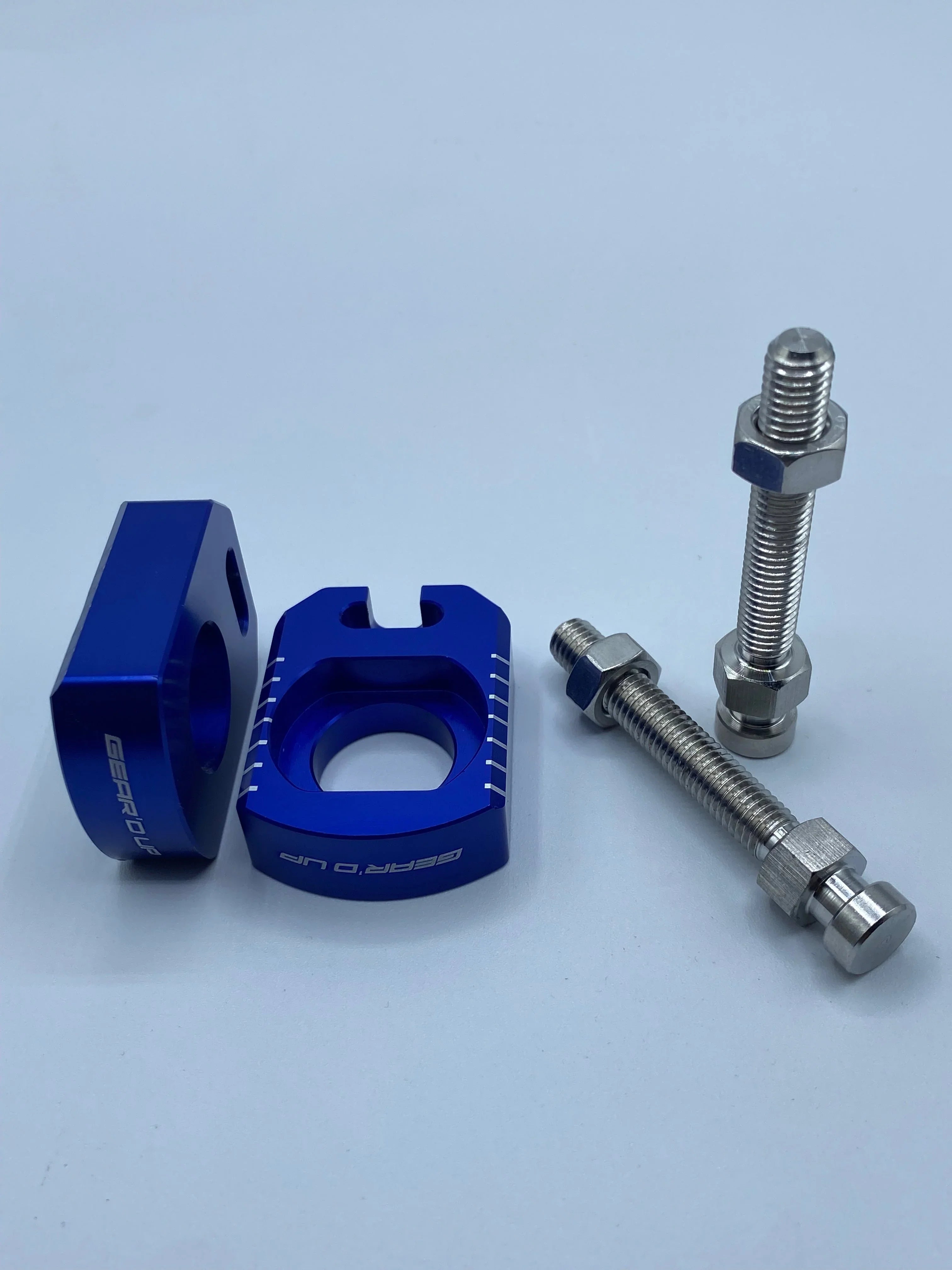 Gear’d Up Surron Ultra Bee Axle Blocks — Chain Adjusters