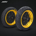 12-Inch Spoke Supermoto Wheel & Tire Set | MTN MOTOWORKS E-Moto Performance Parts & Accessories#
