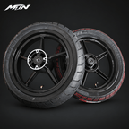 14-Inch Supermoto Wheel & Tire Set | Wide 110 Front & 120 Rear | MTN MOTOWORKS E-Moto Performance Parts & Accessories#