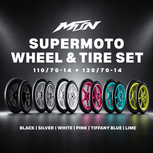 14” Supermoto Wheel & Tire Set | MTN MOTOWORKS E-Moto Performance Parts & Accessories
