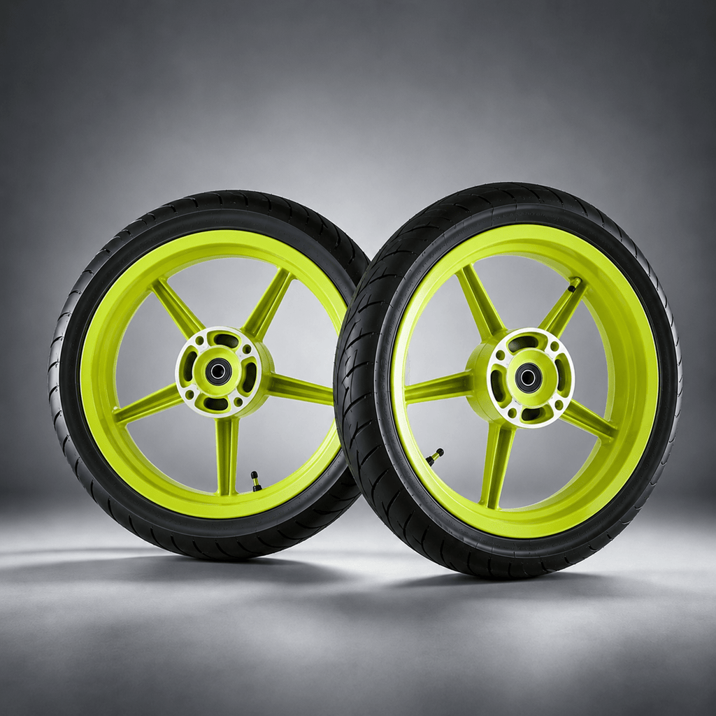 14” Supermoto Wheel & Tire Set | MTN MOTOWORKS E-Moto Performance Parts & Accessories