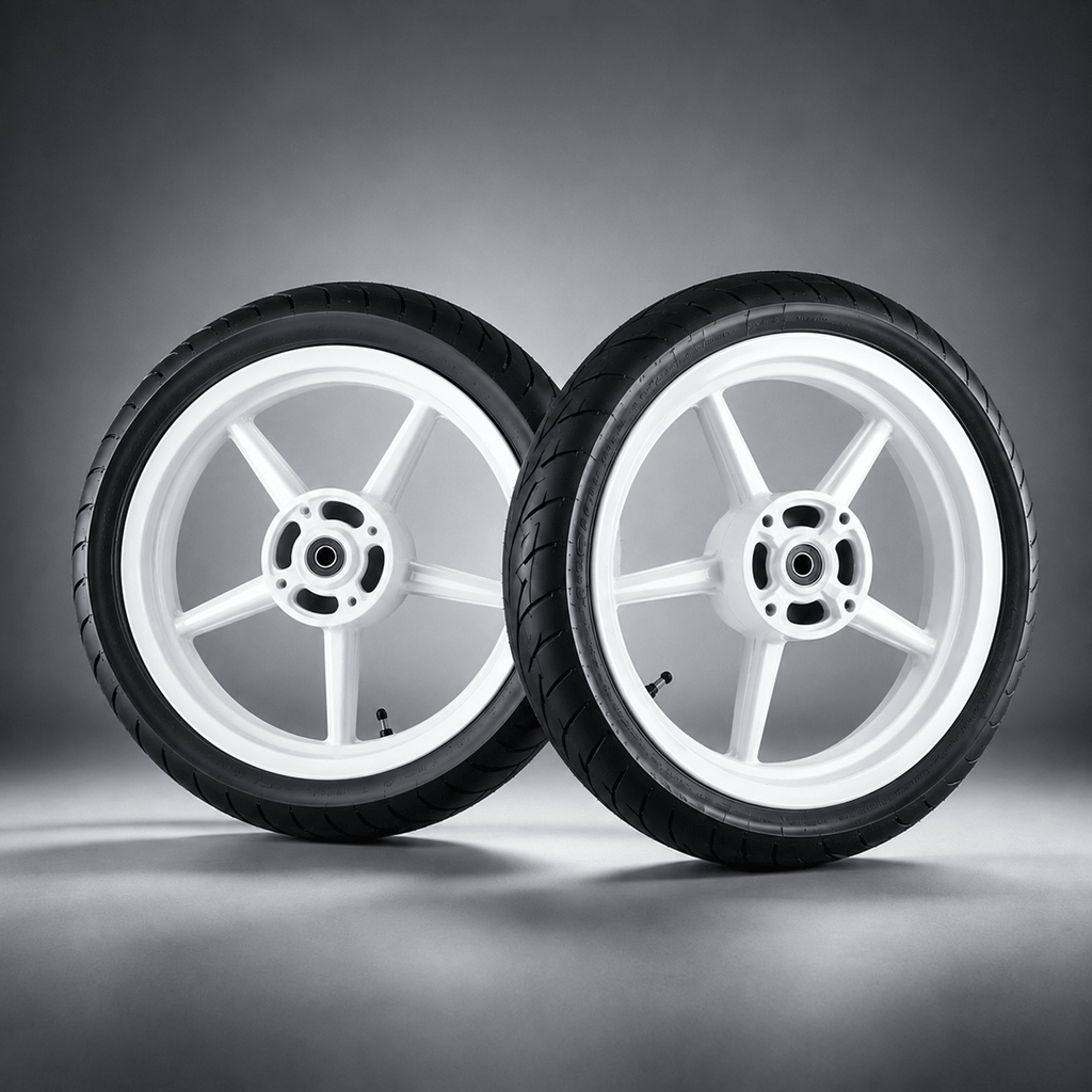 14” Supermoto Wheel & Tire Set | MTN MOTOWORKS E-Moto Performance Parts & Accessories