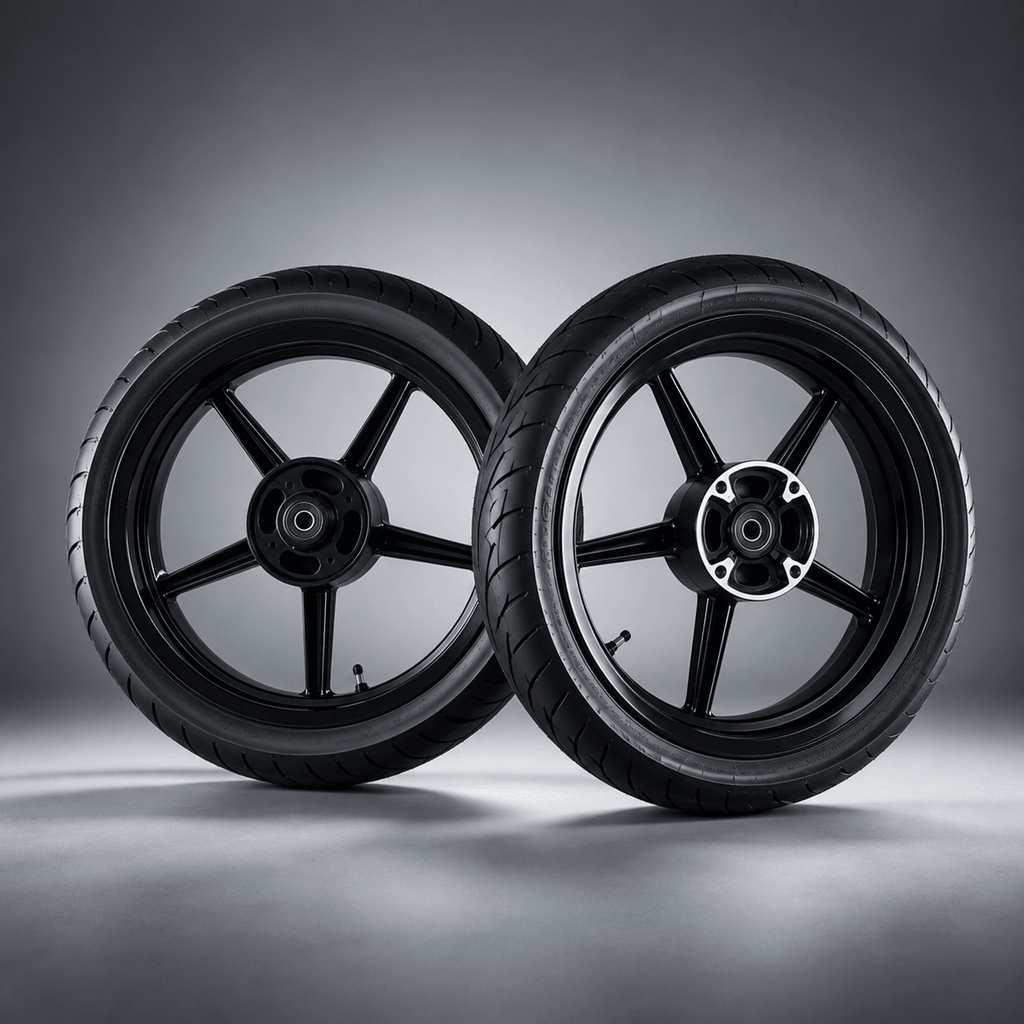 14” Supermoto Wheel & Tire Set | MTN MOTOWORKS E-Moto Performance Parts & Accessories