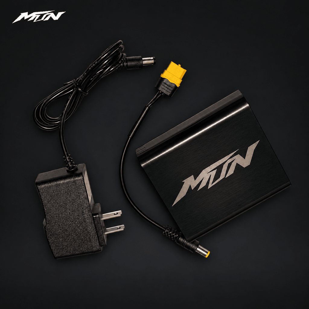 16V Power Upgrade | 4-Cell 18650 Battery Box + Charger | MTN MOTOWORKS E-Moto Performance Parts & Accessories#