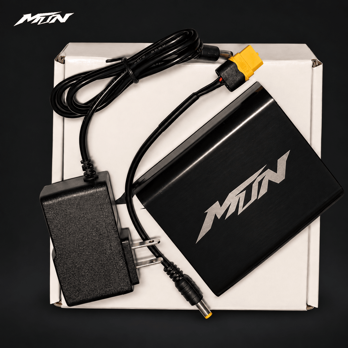 16V Power Upgrade | 4-Cell 18650 Battery Box + Charger | MTN MOTOWORKS E-Moto Performance Parts & Accessories#