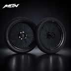 Front and rear 17-inch radial supermoto wheels for Sur-Ron Ultra Bee and Light Bee 2