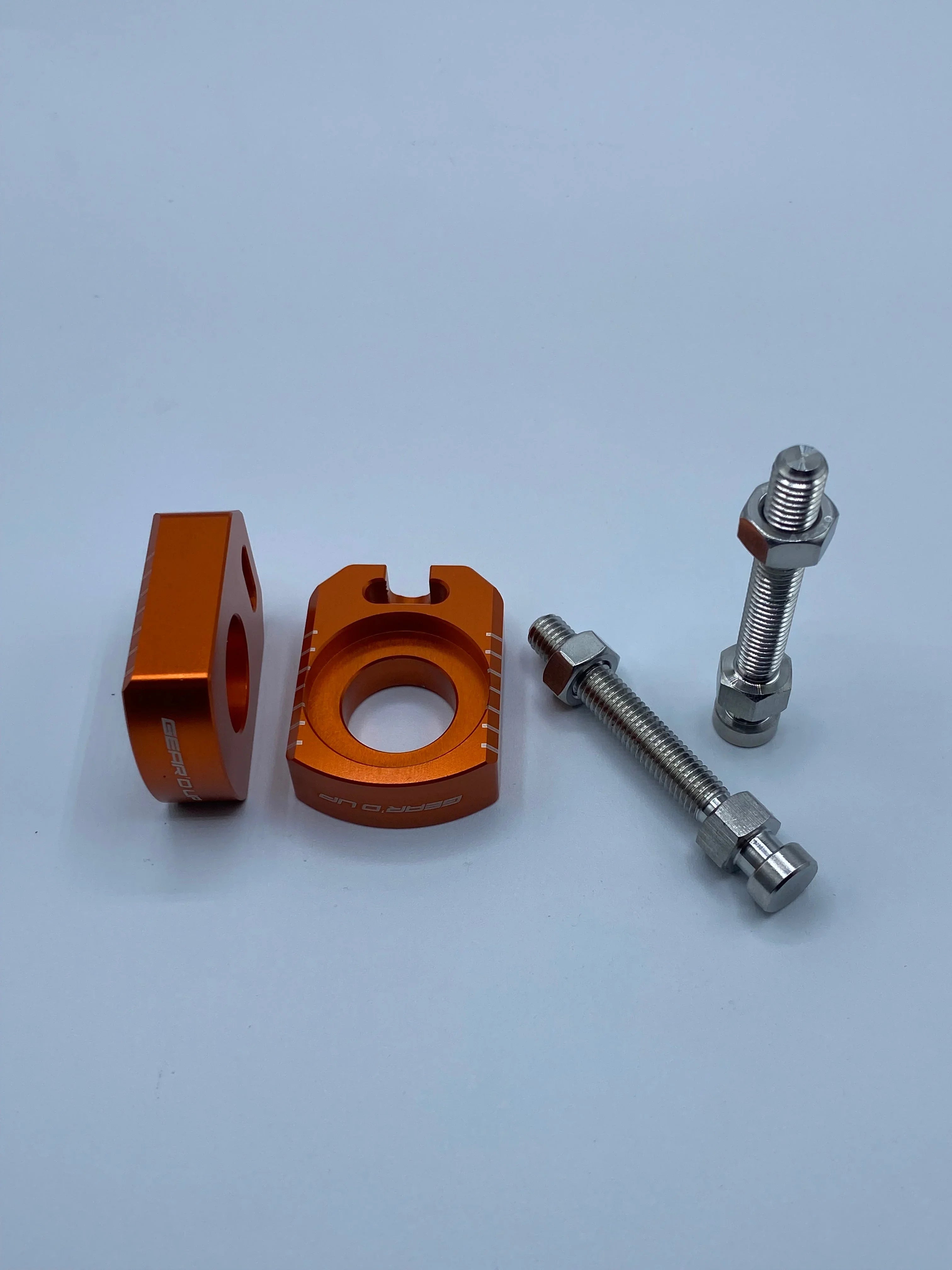 Gear’d Up Surron Ultra Bee Axle Blocks — Chain Adjusters
