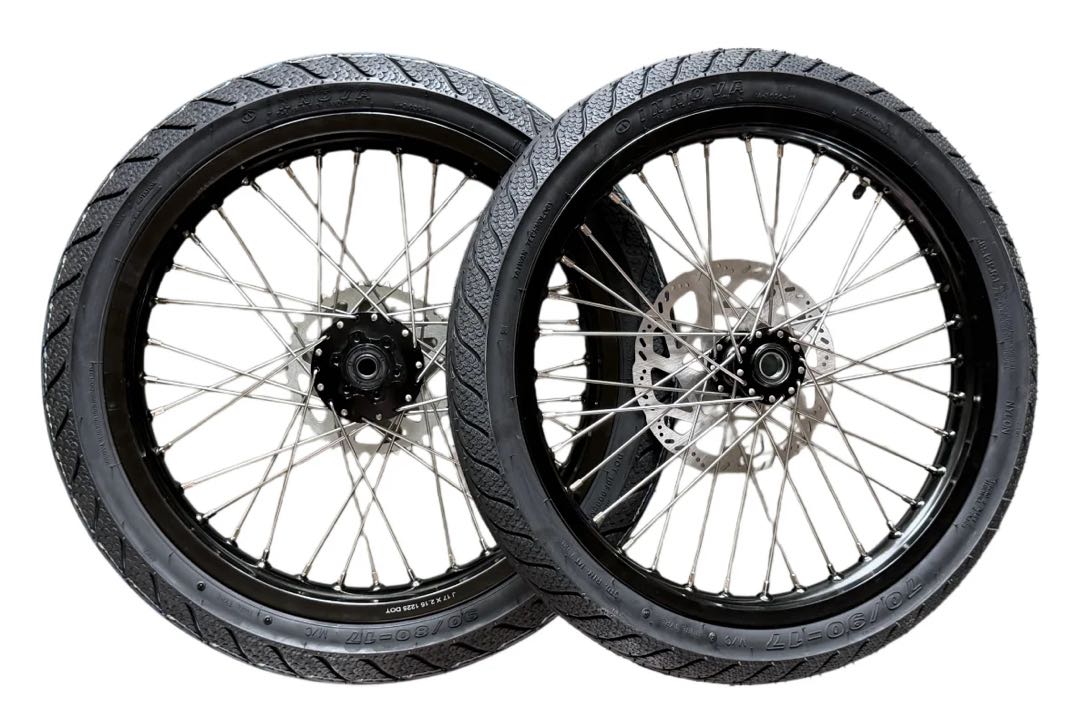 Sur-Ron LBX – INNOVA 17-Inch Supermoto Wheel & Tire Set