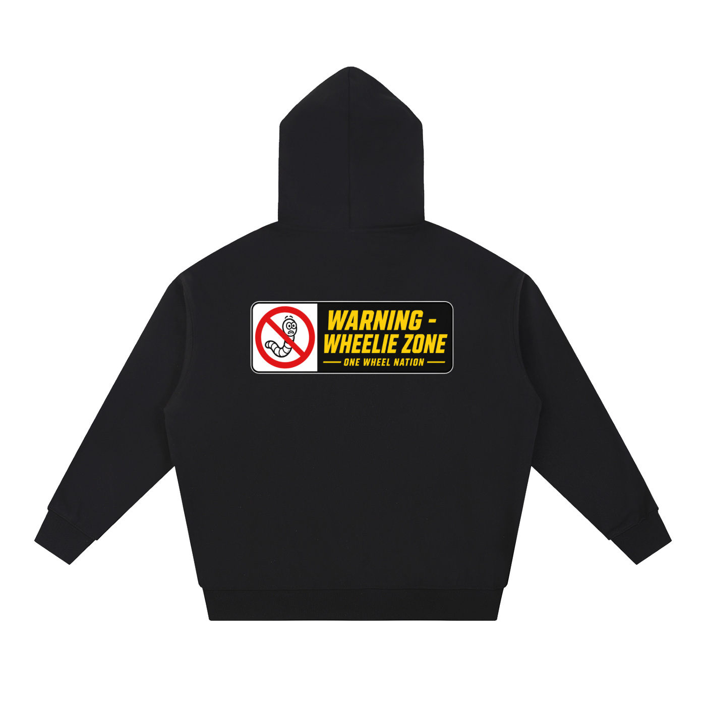One Wheel Nation - Warning Wheelie Zone Hoodie