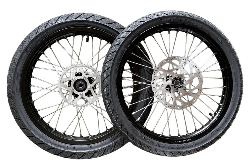 Sur-Ron LBX – INNOVA 17-Inch Supermoto Wheel & Tire Set