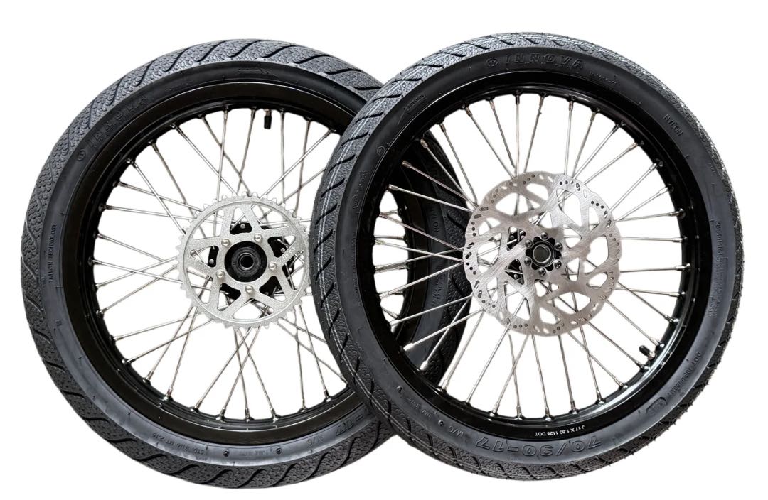 Sur-Ron LBX – INNOVA 17-Inch Supermoto Wheel & Tire Set