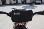 Black Havoc Bar Sack installed on handlebars