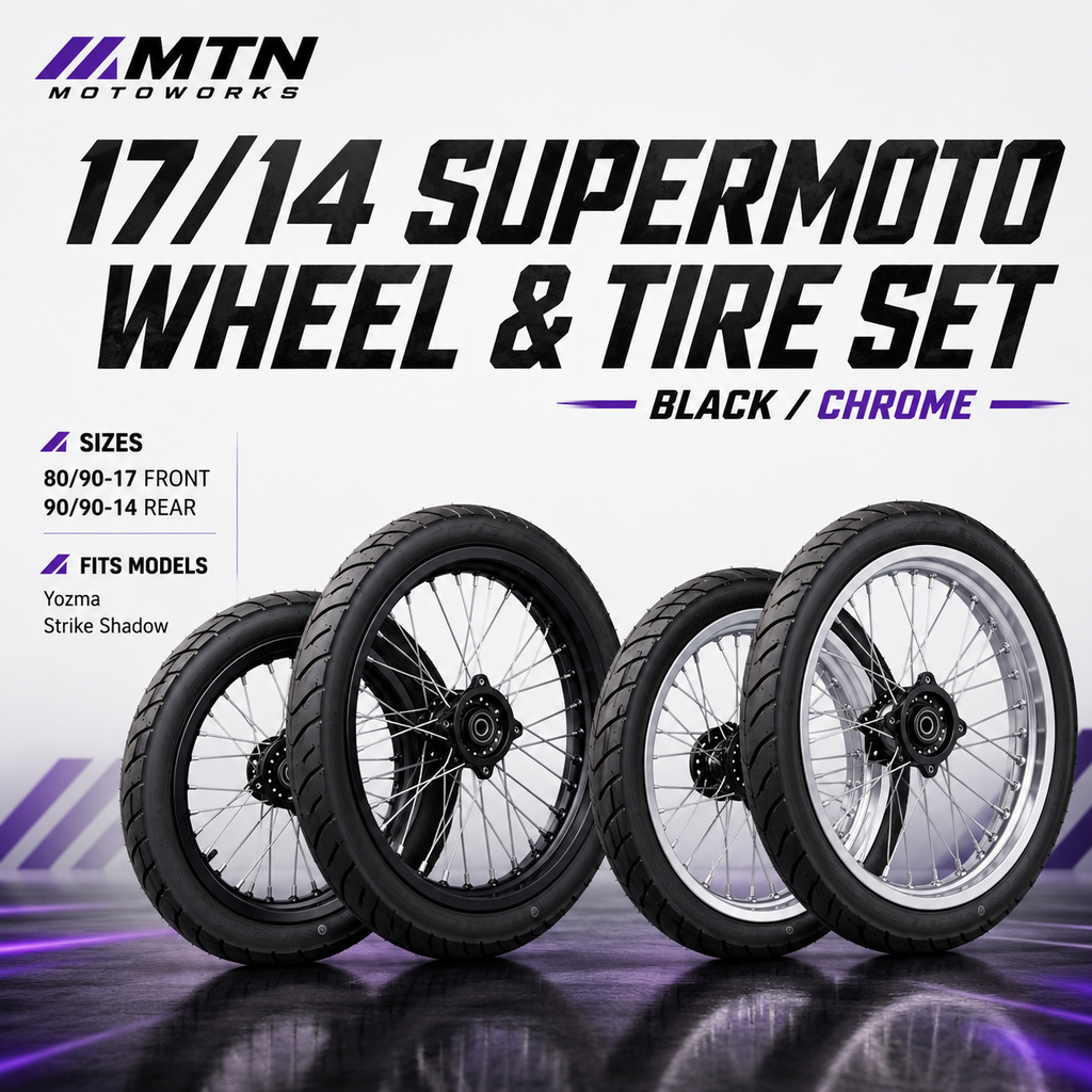 MTN 17/14 Supermoto Wheel & Tire Set