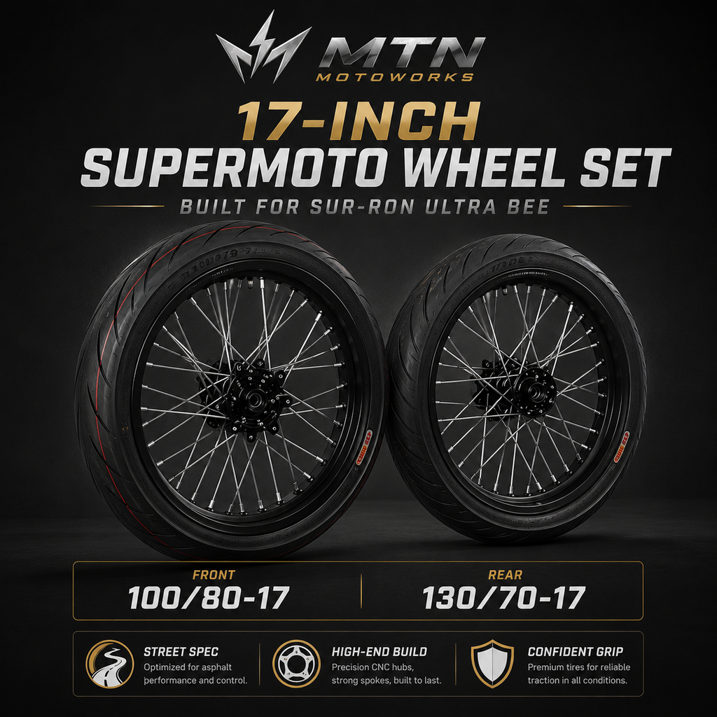 Sur-Ron Ultra Bee 17-Inch Premium Supermoto Wheel Set