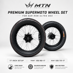 Sur-Ron Ultra Bee 17-Inch Premium Supermoto Wheel Set