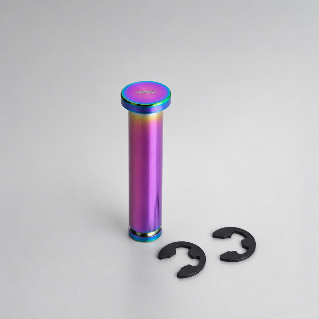 MTN V1 Oil Slick Titanium Footpeg Pivot Pins