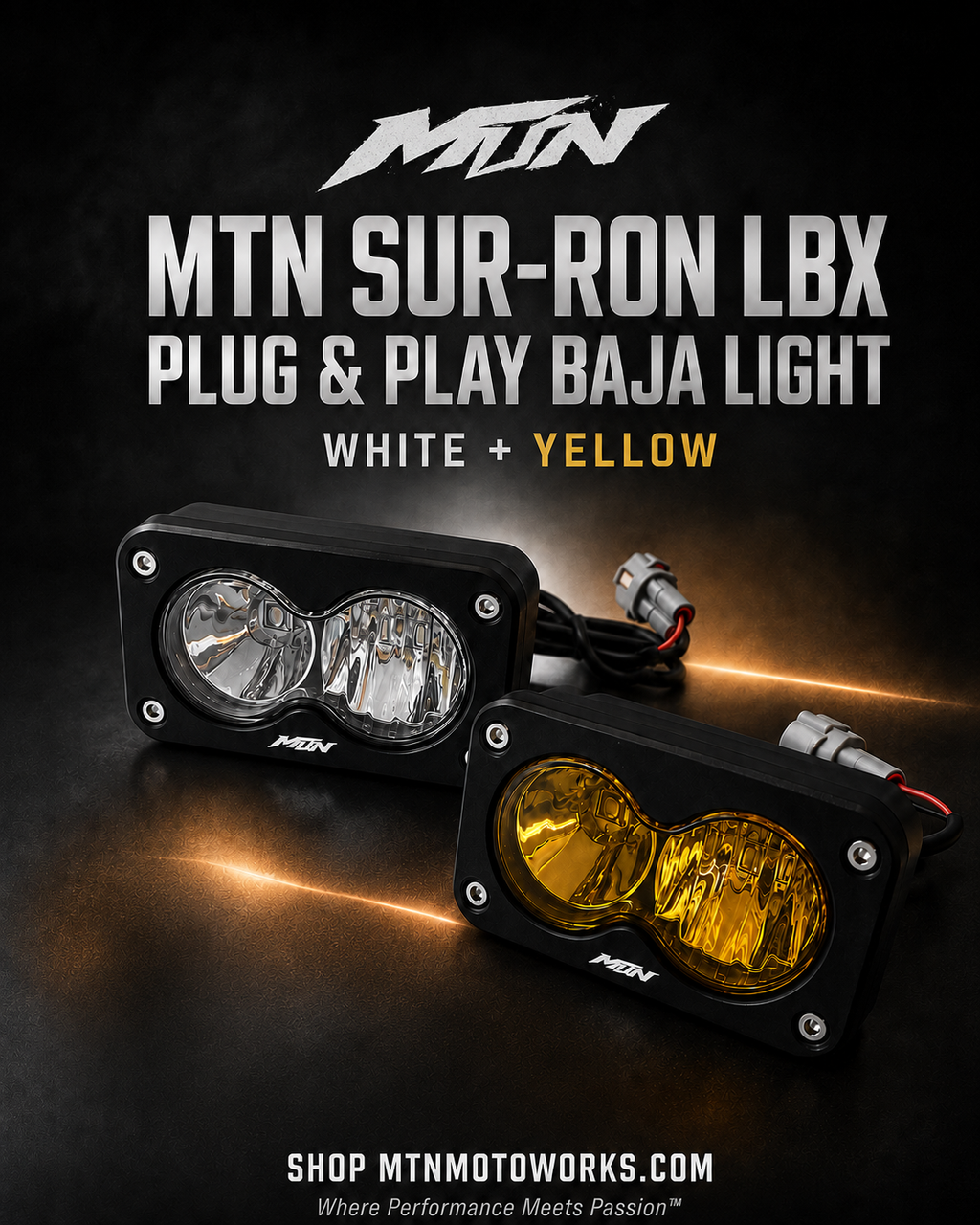 MTN Sur-Ron LBX Plug & Play Baja LED Headlight