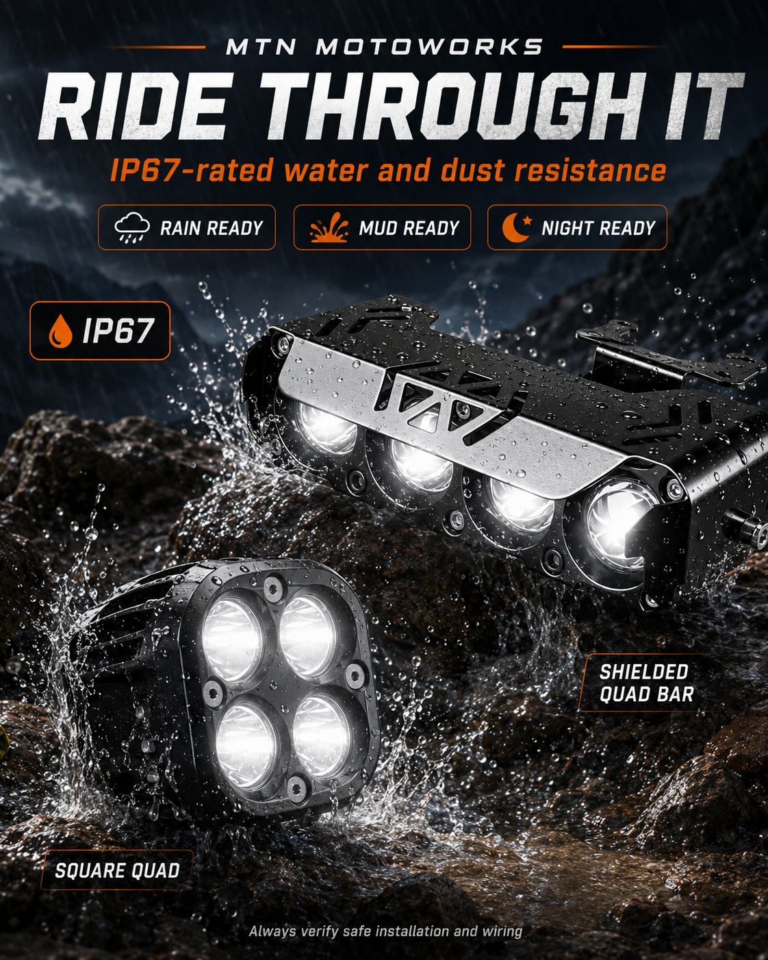 MTN Quad LED Headlight Kit – Talaria MX4 / Sur-Ron / X260