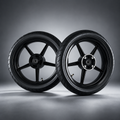 14” Supermoto Wheel & Tire Set