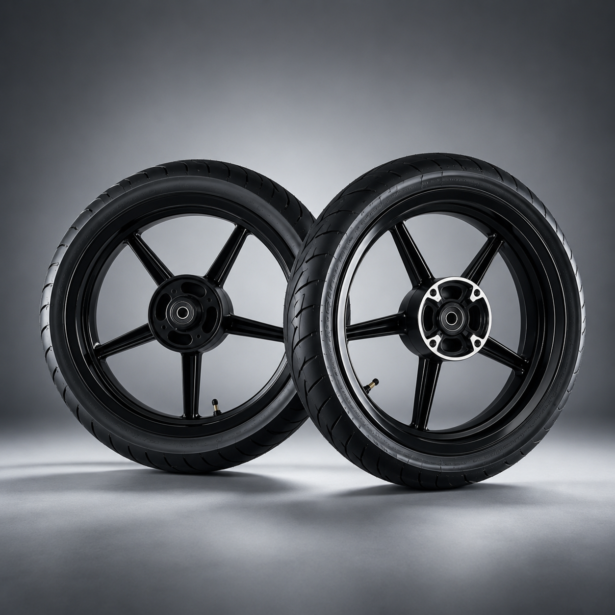 14” Supermoto Wheel & Tire Set