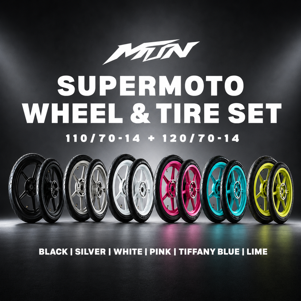 14” Supermoto Wheel & Tire Set