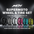 14” Supermoto Wheel & Tire Set