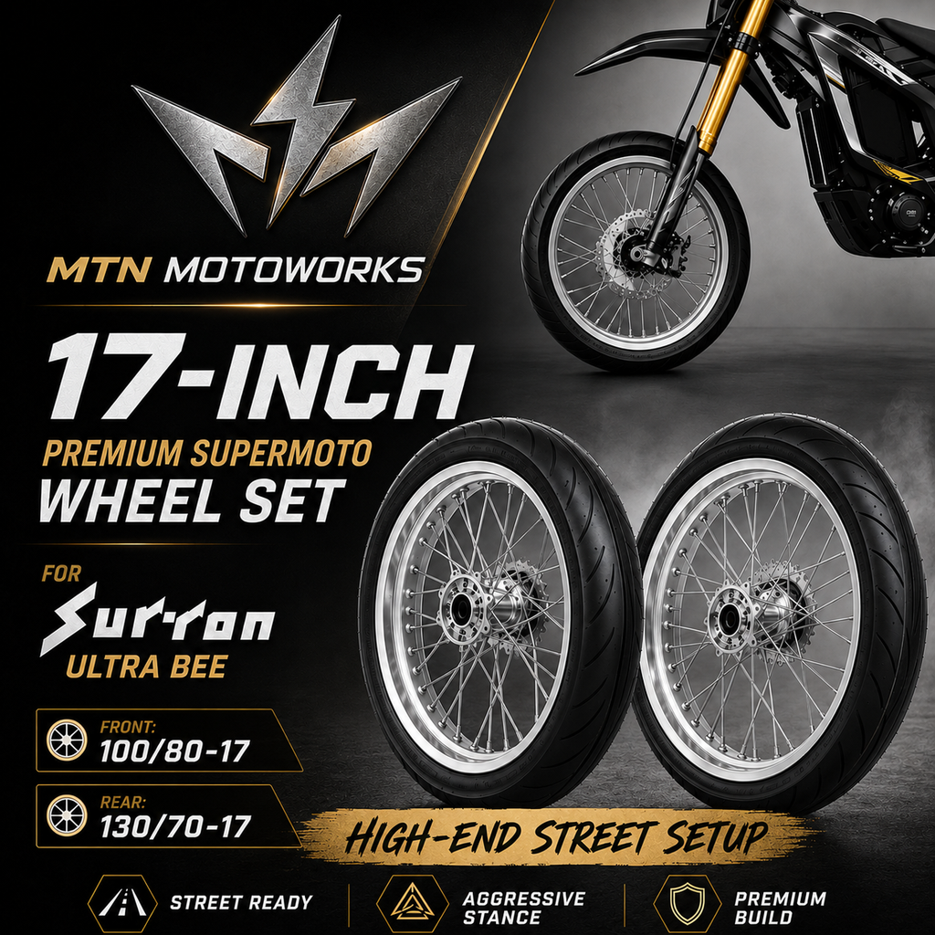 Sur-Ron Ultra Bee 17-Inch Premium Supermoto Wheel Set