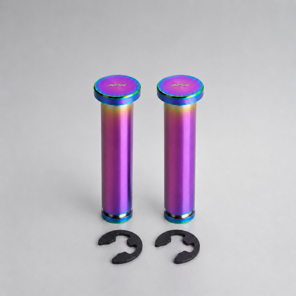 MTN V1 Oil Slick Titanium Footpeg Pivot Pins