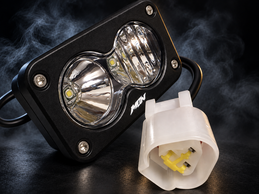 MTN Baja 3-Pin Plug-and-Play LED Headlight | Strike & Yozma