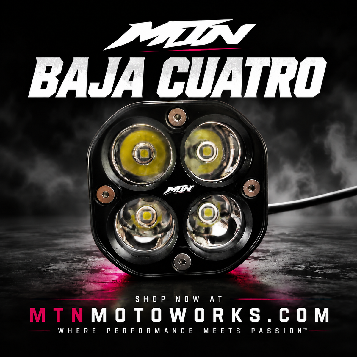 MTN 2-in-1 Baja Cuatro + Horn Kit | 8-AA or 18650 Rechargeable