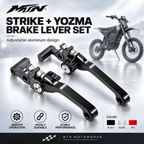 MTN Adjustable Aluminum Brake Lever Set | Strike & Yozma