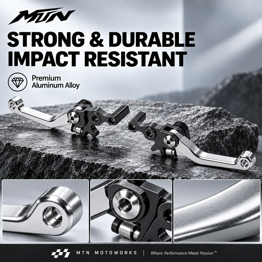 MTN Adjustable Aluminum Brake Lever Set | Strike & Yozma