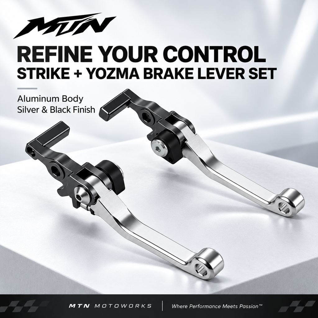 MTN Adjustable Aluminum Brake Lever Set | Strike & Yozma