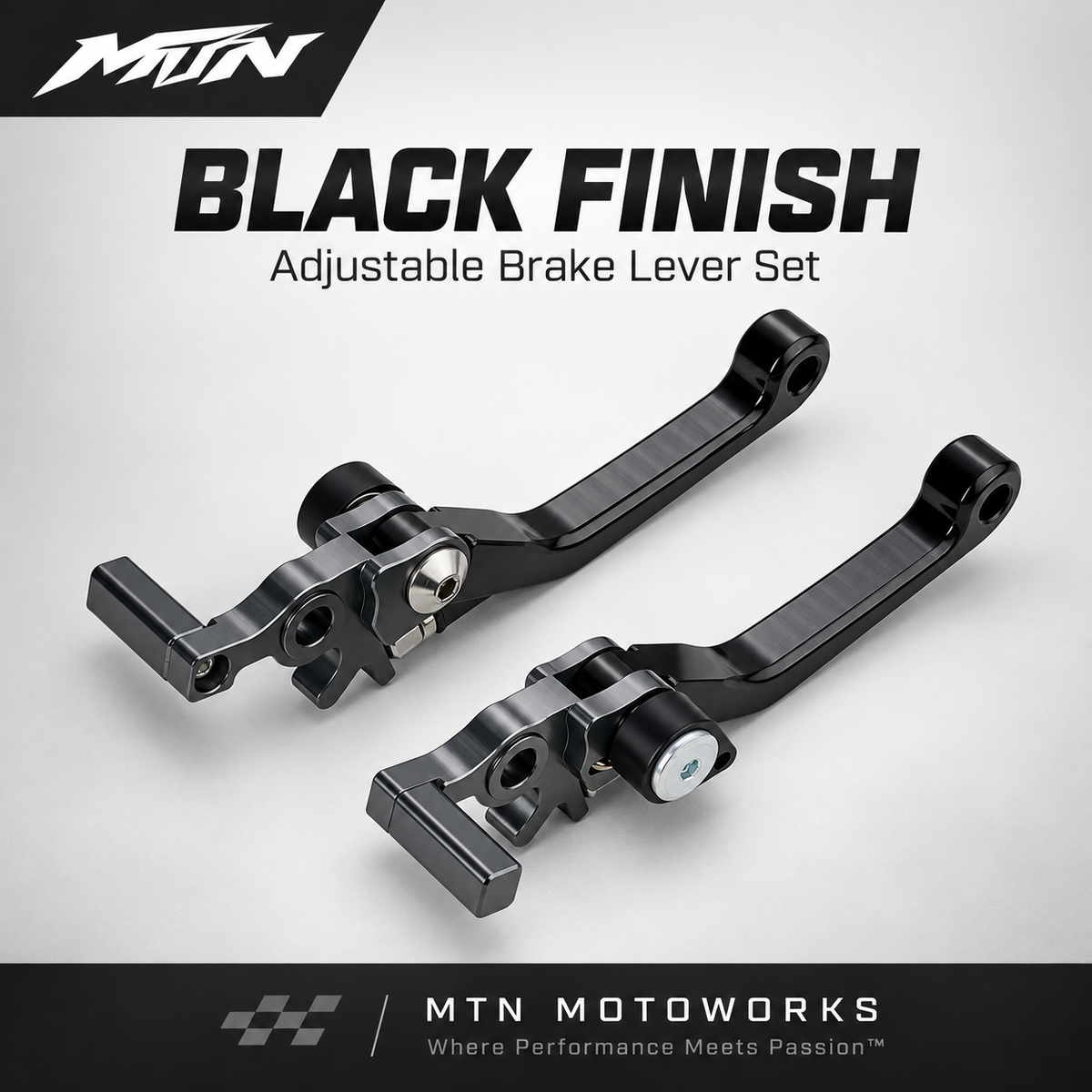MTN Adjustable Aluminum Brake Lever Set | Strike & Yozma