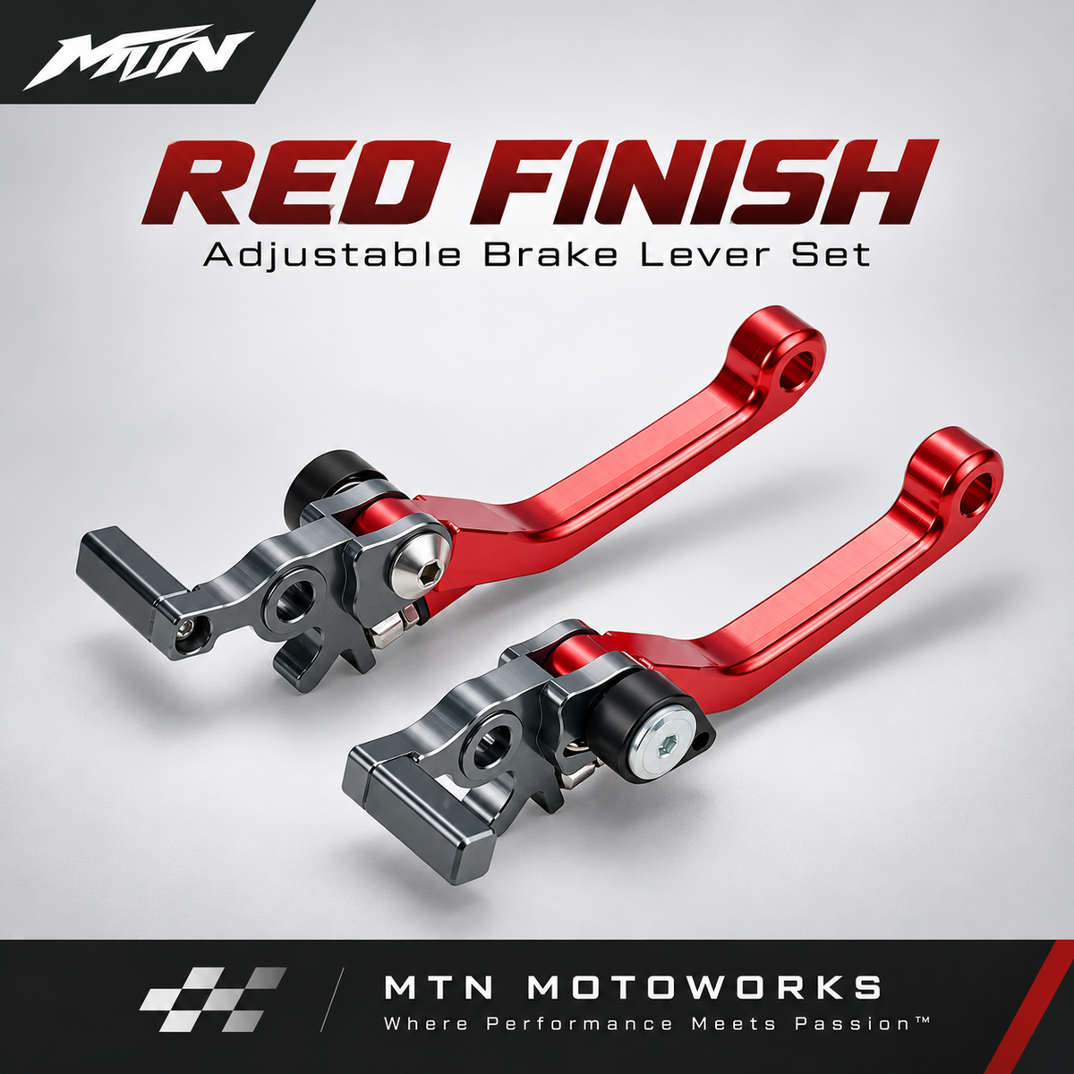 MTN Adjustable Aluminum Brake Lever Set | Strike & Yozma