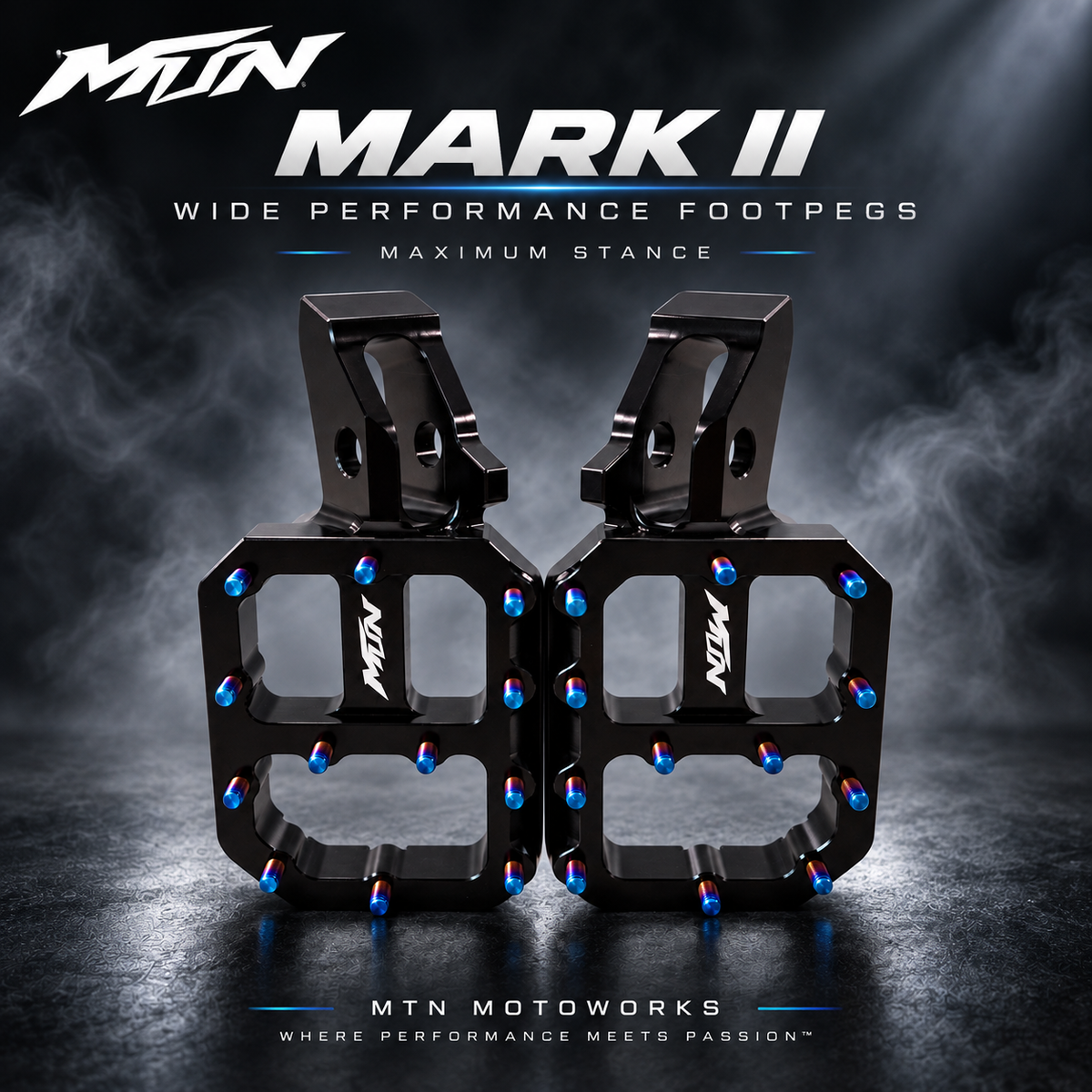 MTN MARK II Wide Performance Footpegs