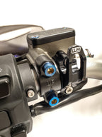 MTN Helmet Hook close-up, kickstand-side mount detail