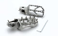 MTN Stark Varg Elite Foot Pegs - Silver Anodized