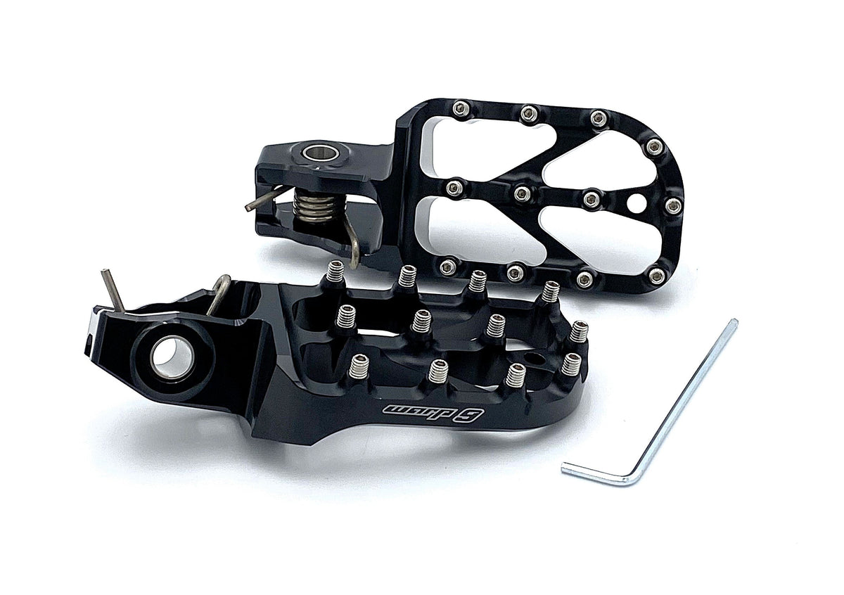 Stark Varg Elite Foot Pegs - Black Anodized