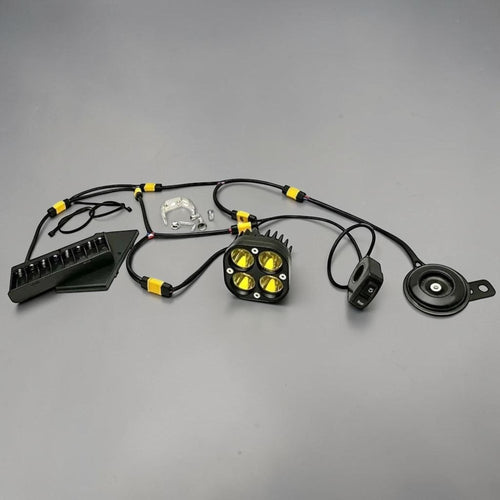 MOTO FRONT LIGHT + HORN KIT