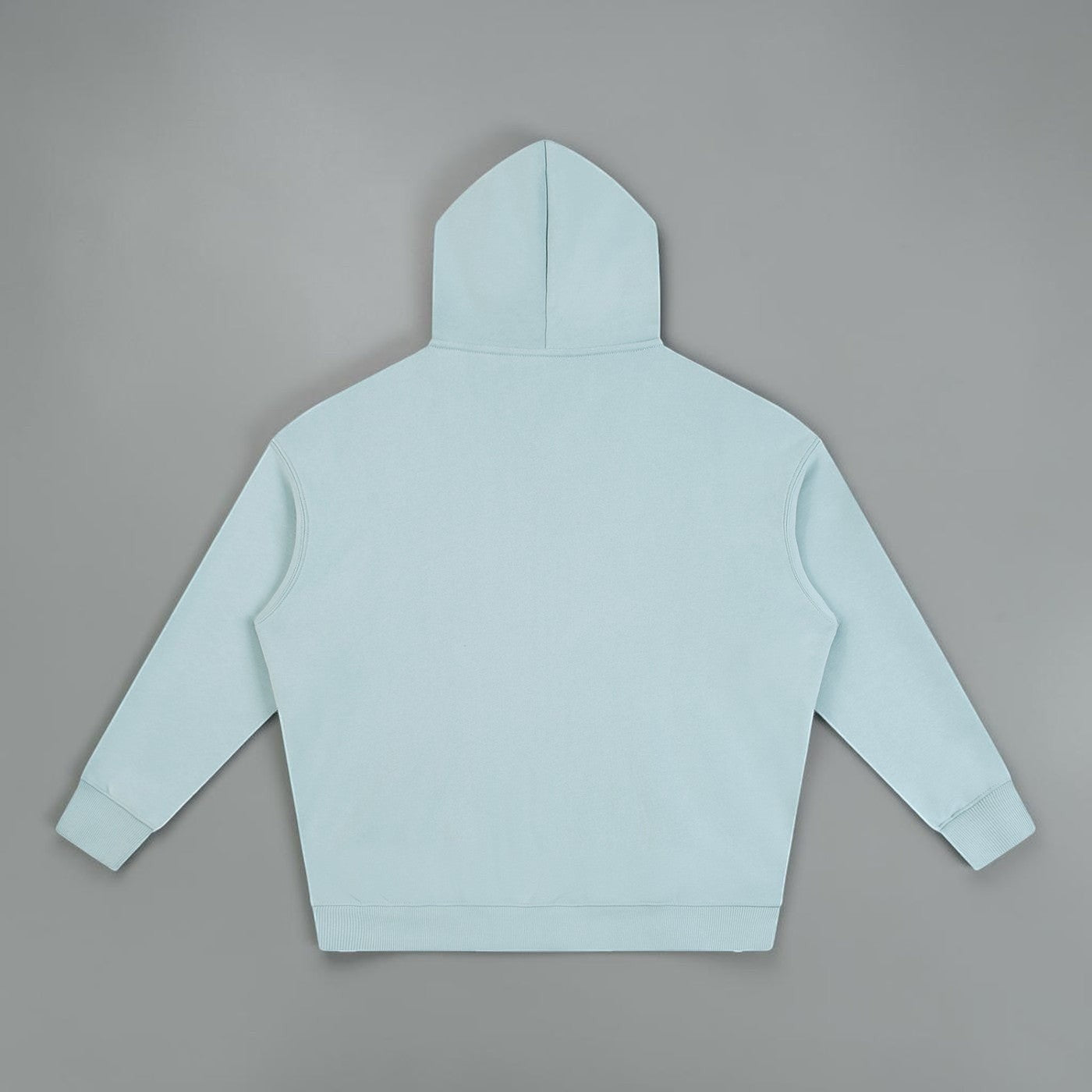 MTN Box OG Hoodie in Light Blue with front MTN logo, relaxed fit, and heavyweight streetwear style.
