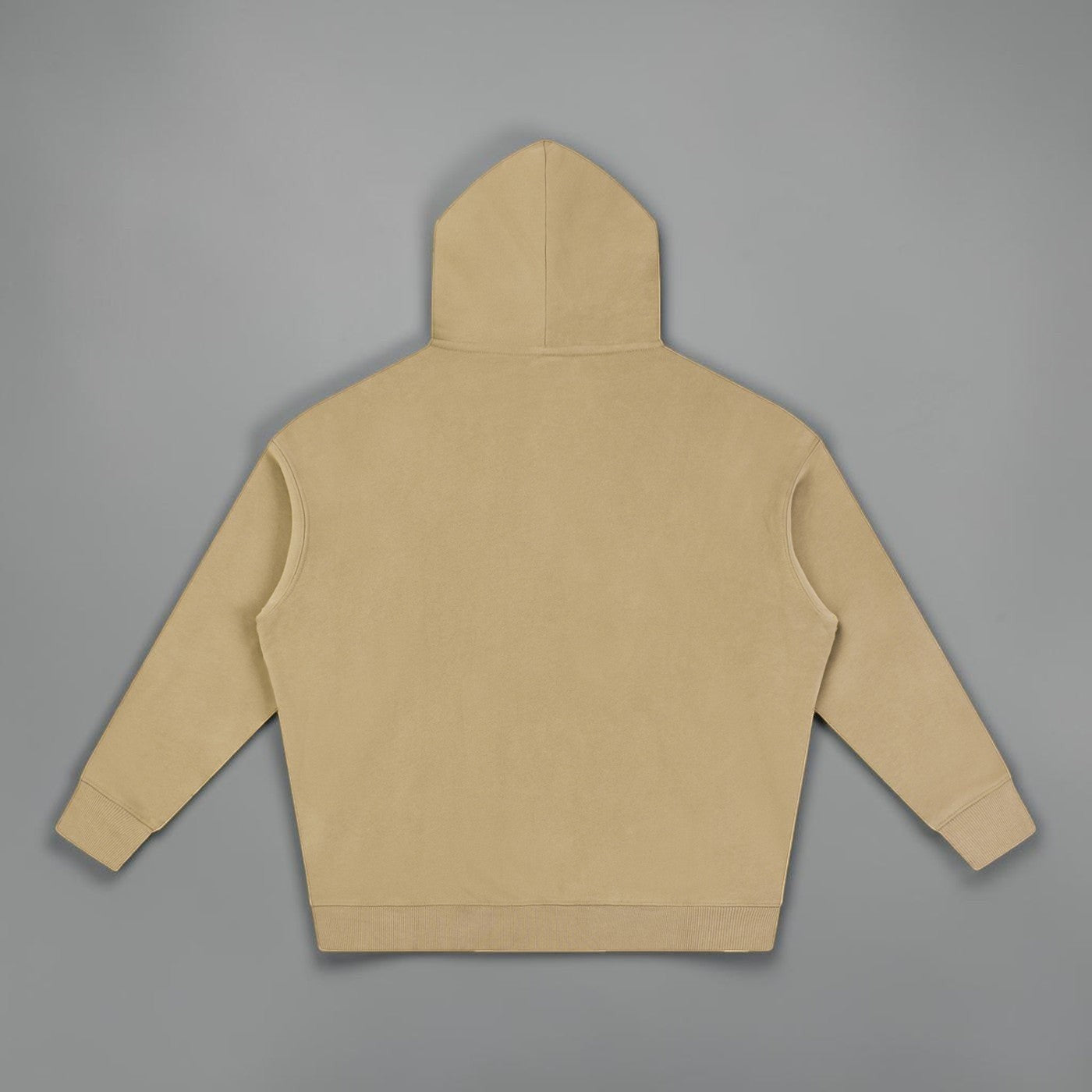 MTN Box OG Hoodie in Gray Apricot with front MTN logo, relaxed fit, and heavyweight streetwear style.