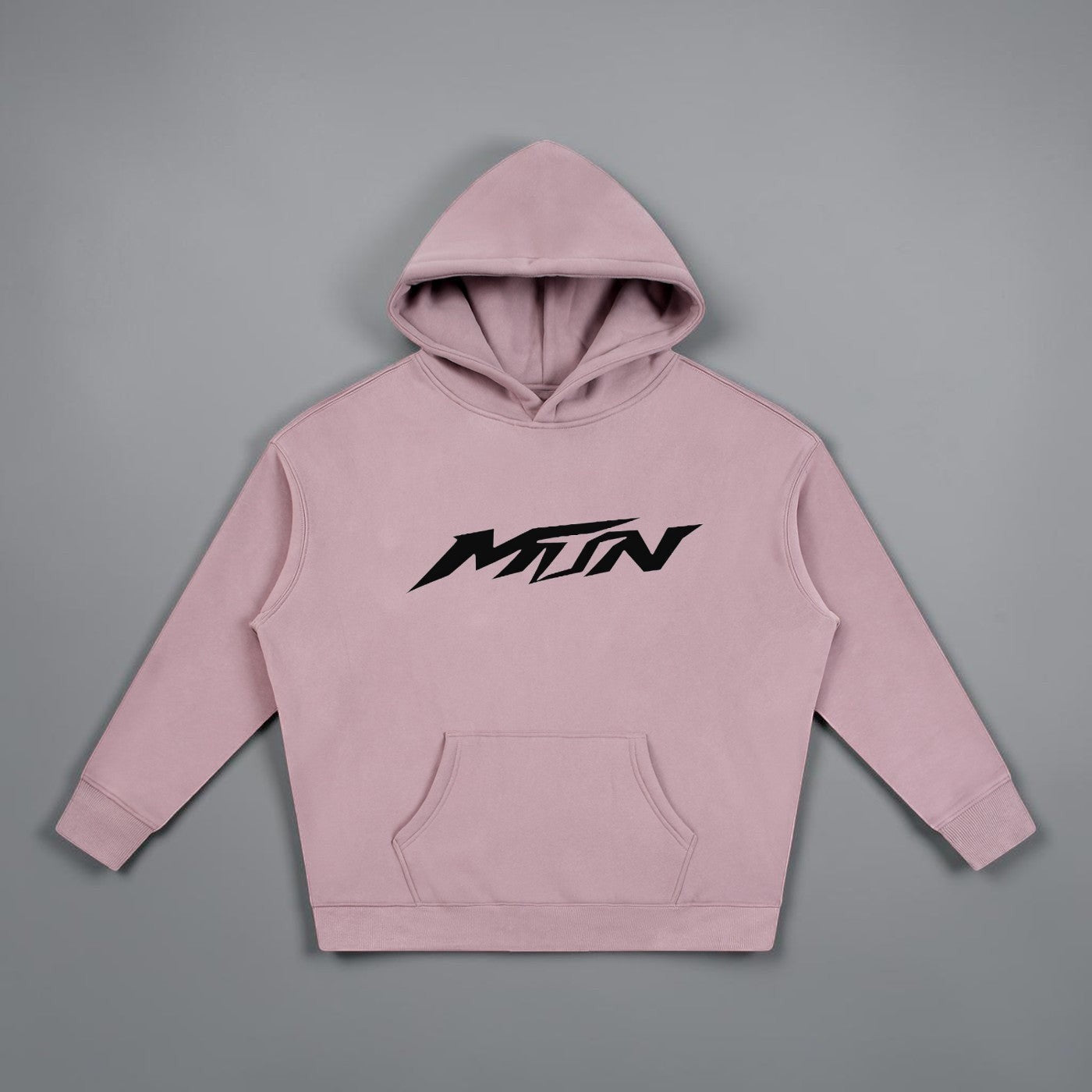 MTN Box OG Hoodie in Smoke Purple with front MTN logo, relaxed fit, and heavyweight streetwear style.