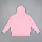 MTN Box OG Hoodie in Pink with black front MTN logo, relaxed fit, and heavyweight streetwear style.