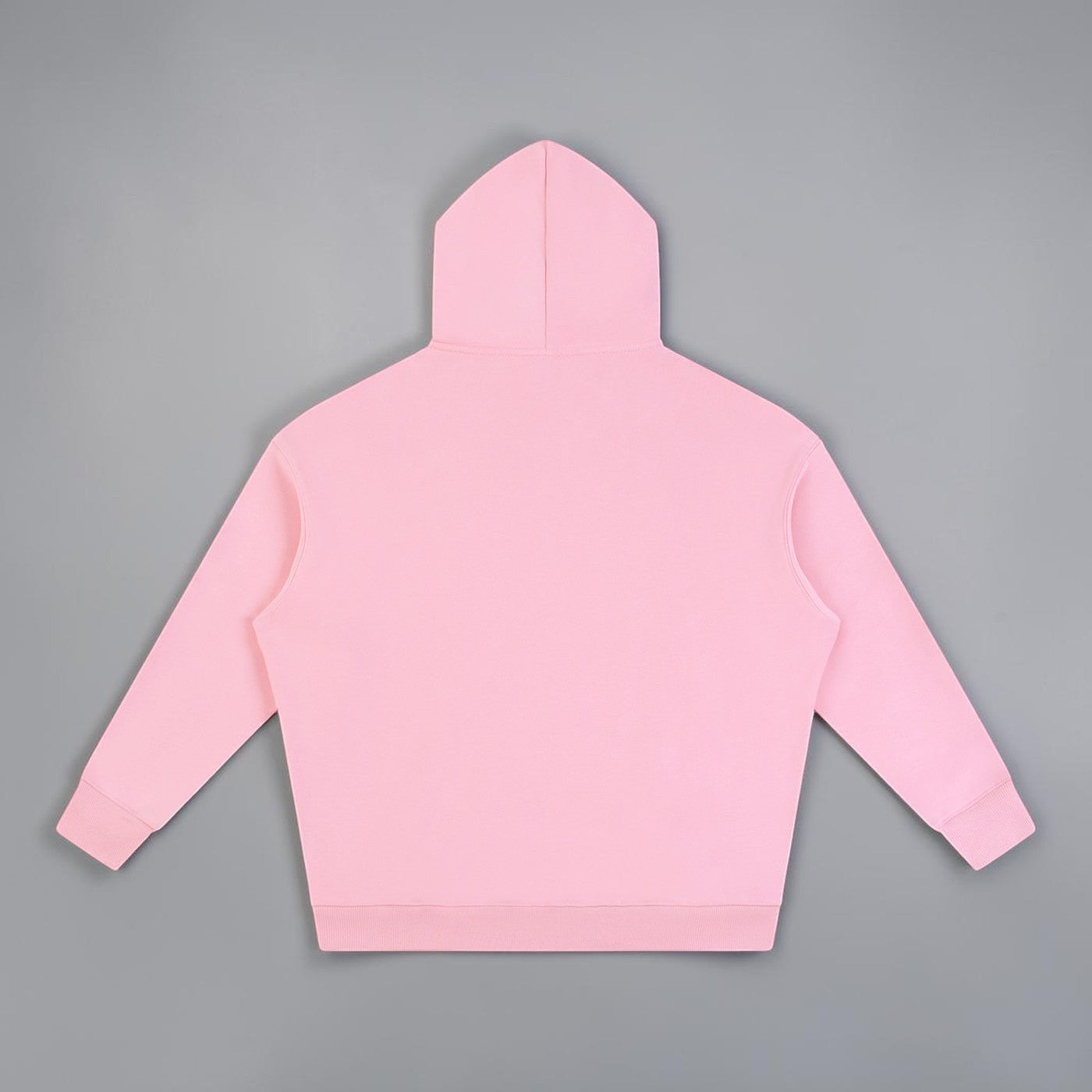 MTN Box OG Hoodie in Pink with black front MTN logo, relaxed fit, and heavyweight streetwear style.