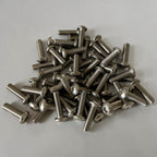 MTN V1 silver titanium grip pin for e-moto footpegs, replacement traction hardware for Sur-Ron, Talaria, Strike Shadow SV2, Tuttio, and Yozma platforms.