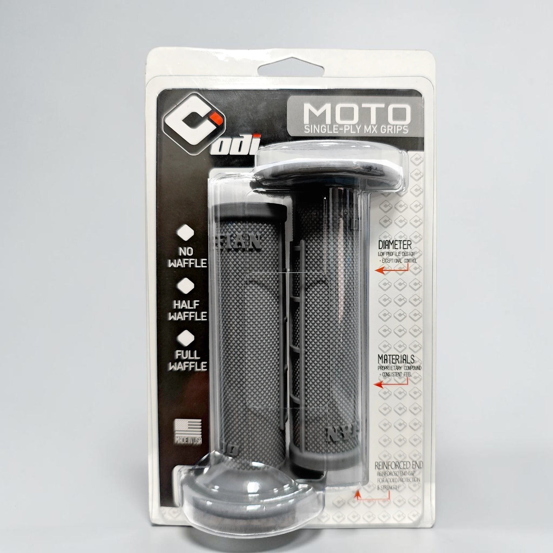 ODI HALF-WAFFLE MX GRIPS