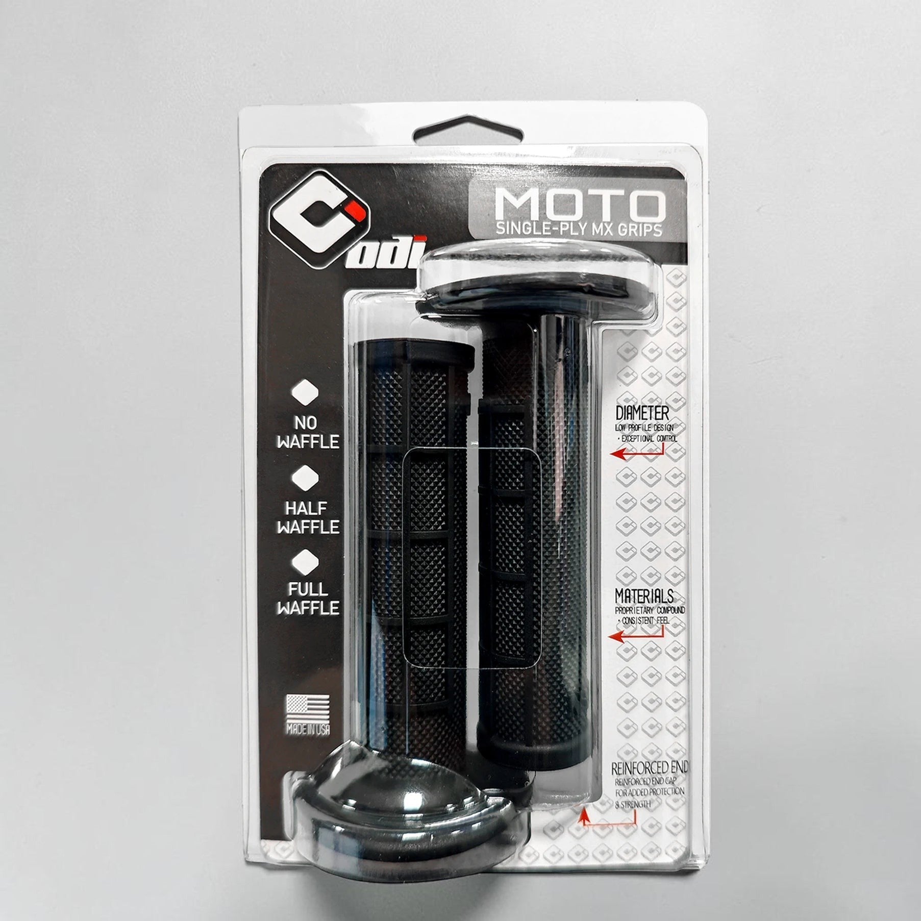 ODI HALF-WAFFLE MX GRIPS