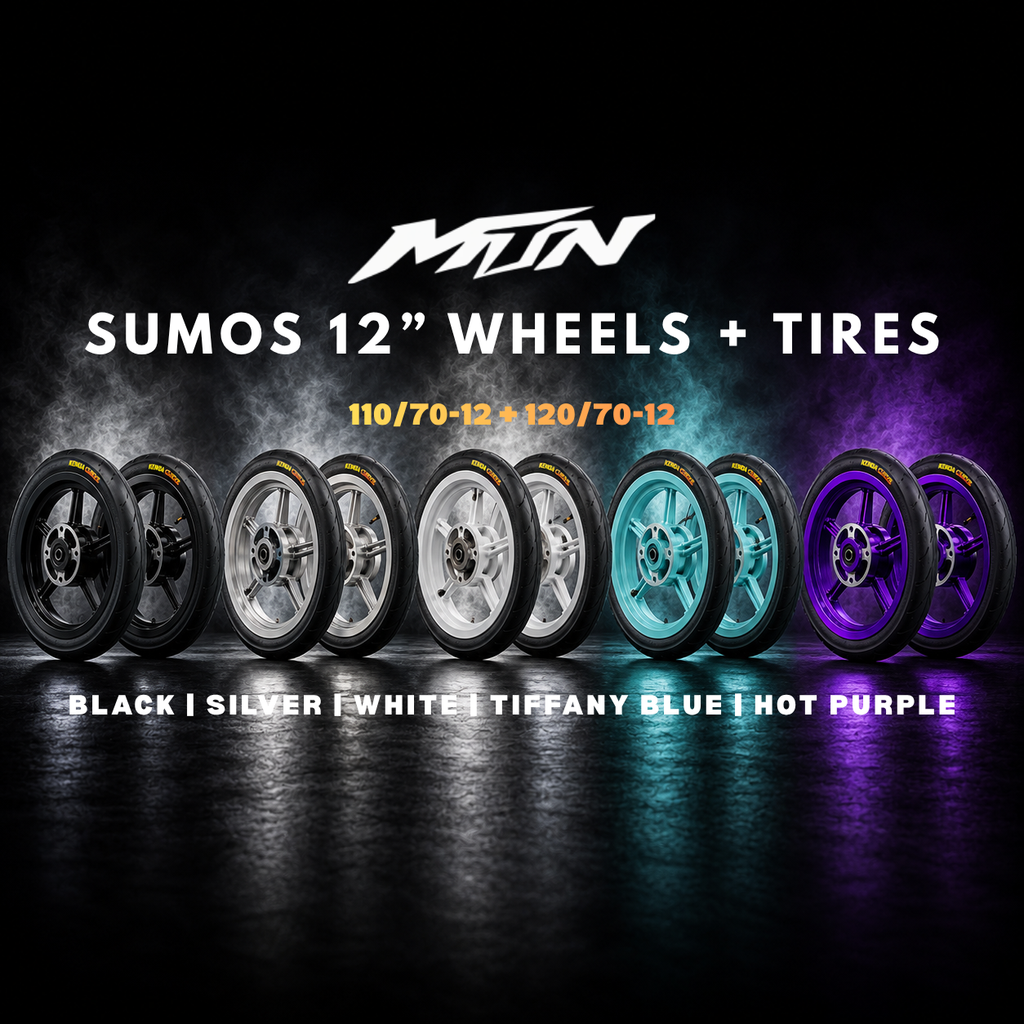 12” SUMOS Wheel & Tire Set
