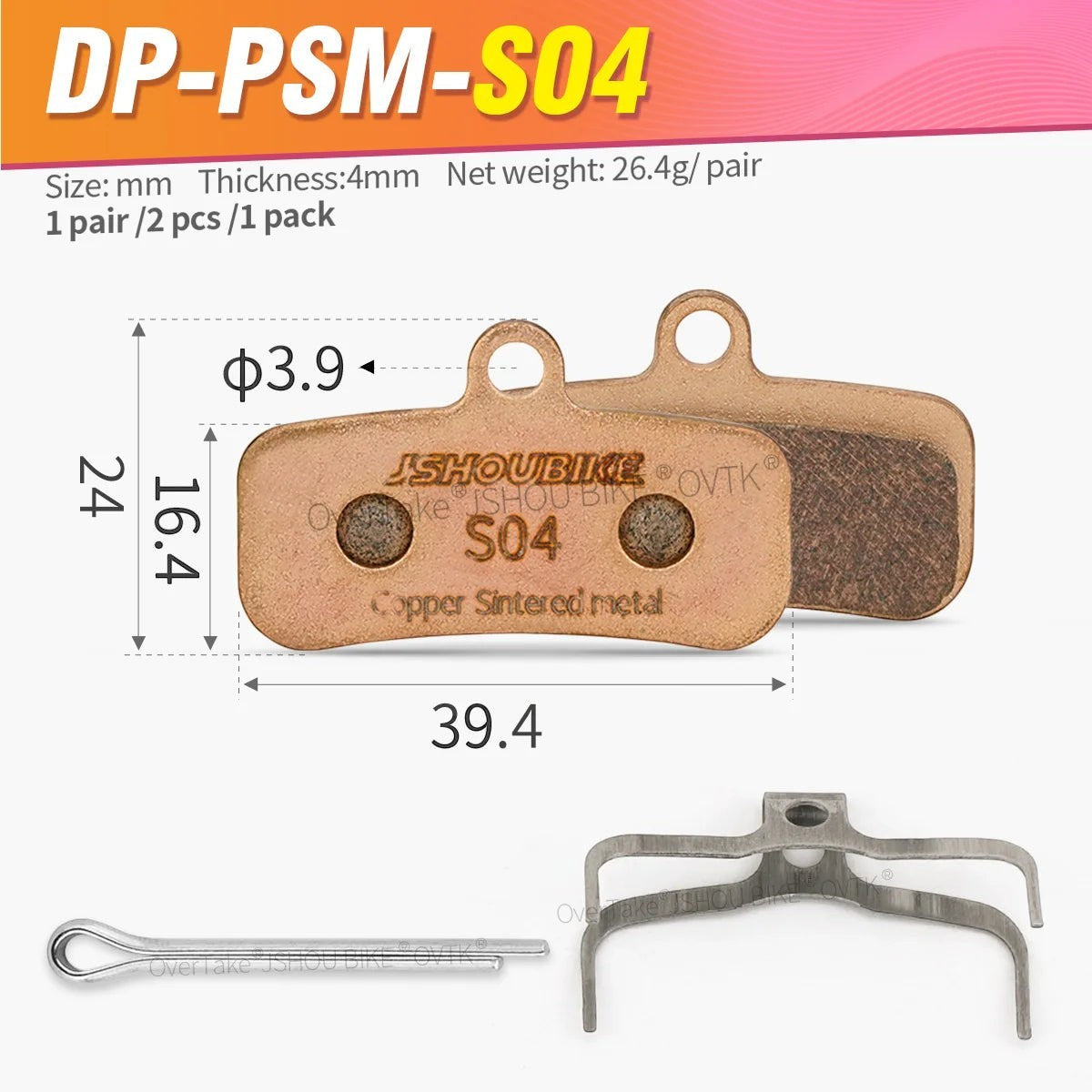 MTN Sintered Brake Pad Kit for Surron LBX / Talaria